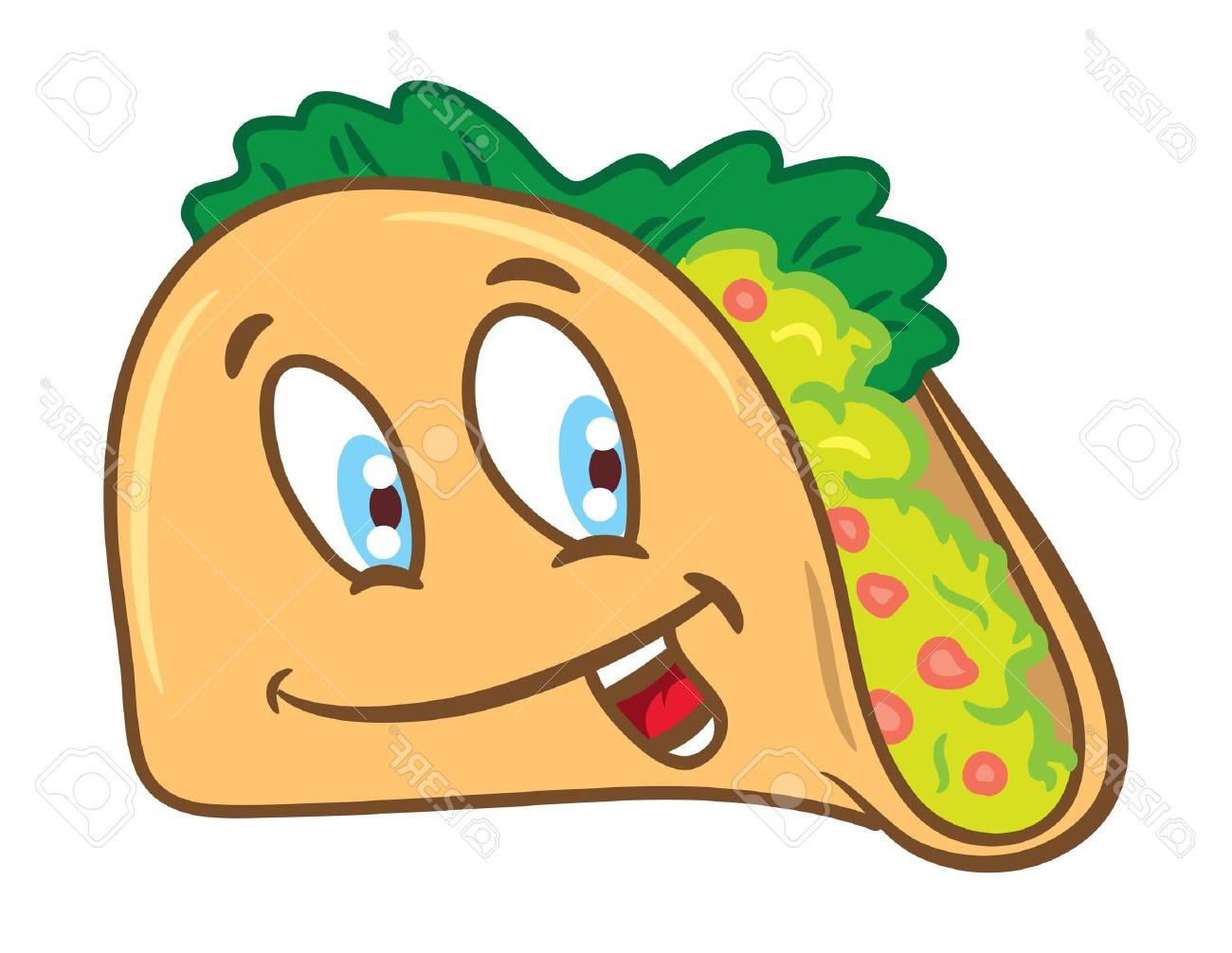 1300x1006 Unique Cartoon Tacos Stock Vector Food Mexican Cdr