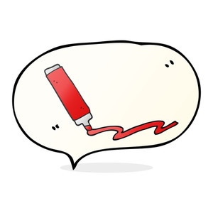 300x300 Freehand Drawn Speech Bubble Cartoon Marker Pen Royalty Free Stock