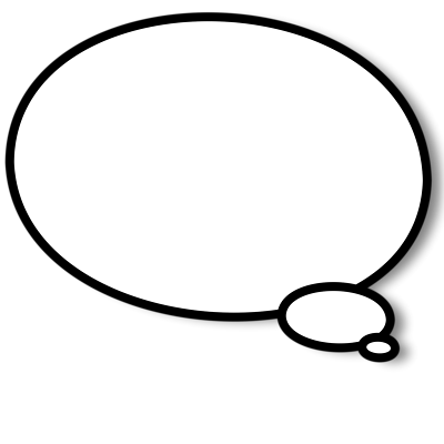 400x400 Cartoon Speech Bubble