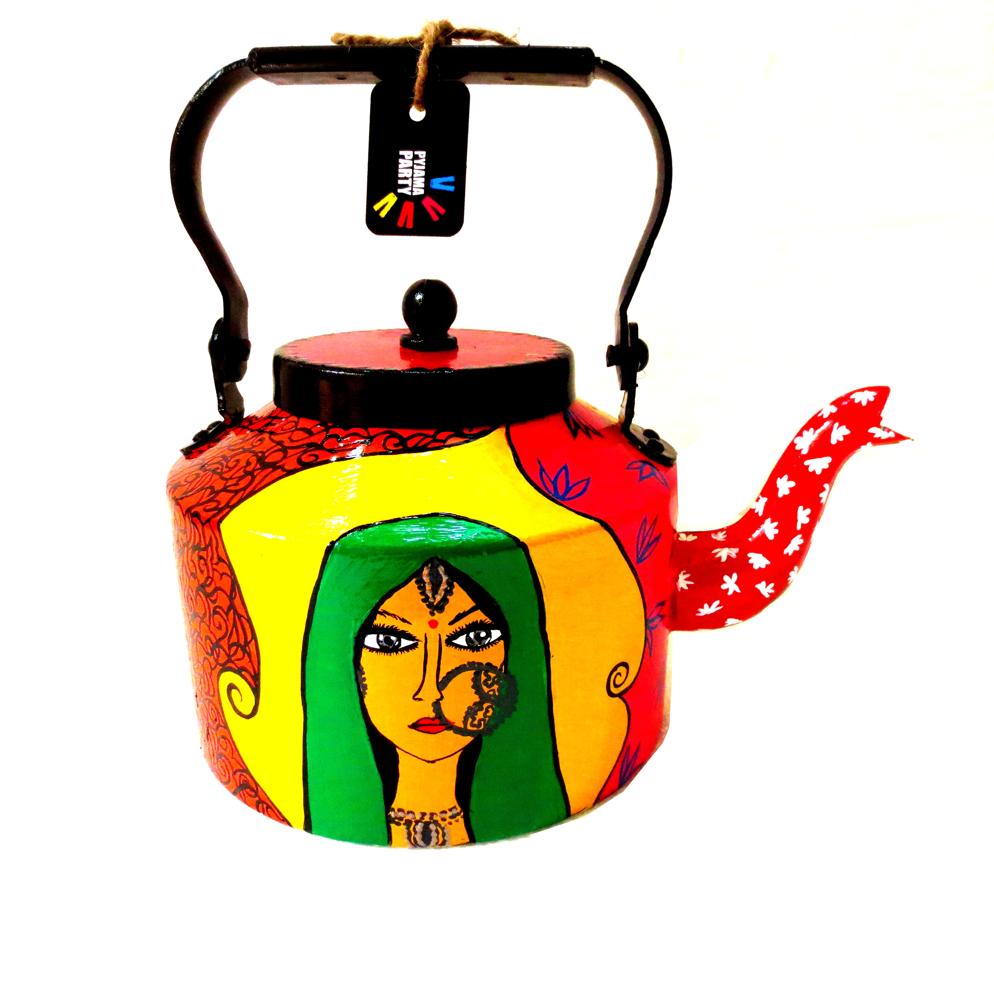 3456x3456 Handcrafted Amp Painted Checkered Cow Teapot Discovered