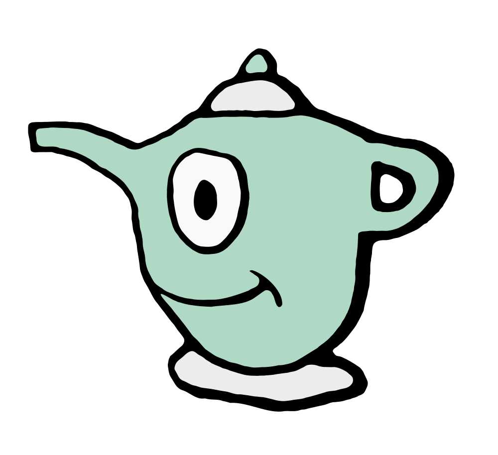 1000x914 Teapot Cartoon Character