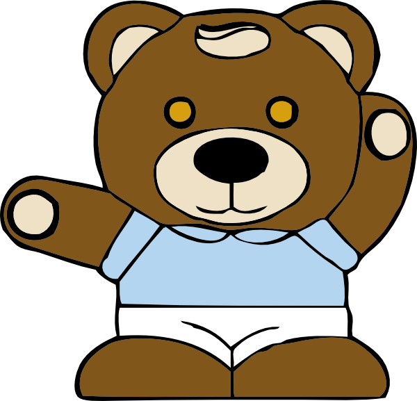 600x577 Teddy Bear Clip Art