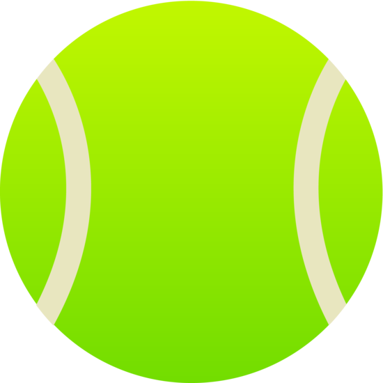 550x550 Simple Green Tennis Ball