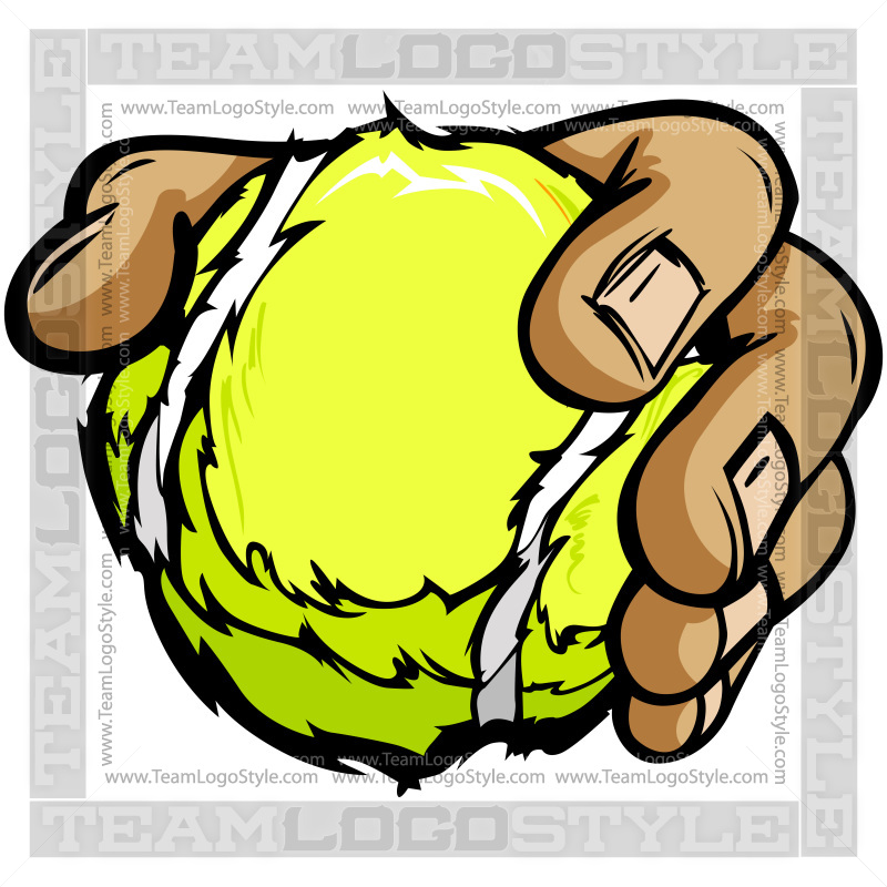 800x800 Hand Holding Tennis Ball Cartoon