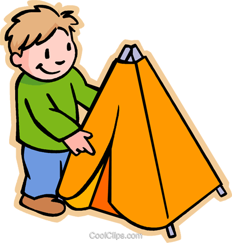 458x480 Tent Clipart Child Camp