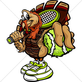 325x325 Baseball Or Softball Thanksgiving Holiday Turkey Cartoon Gl