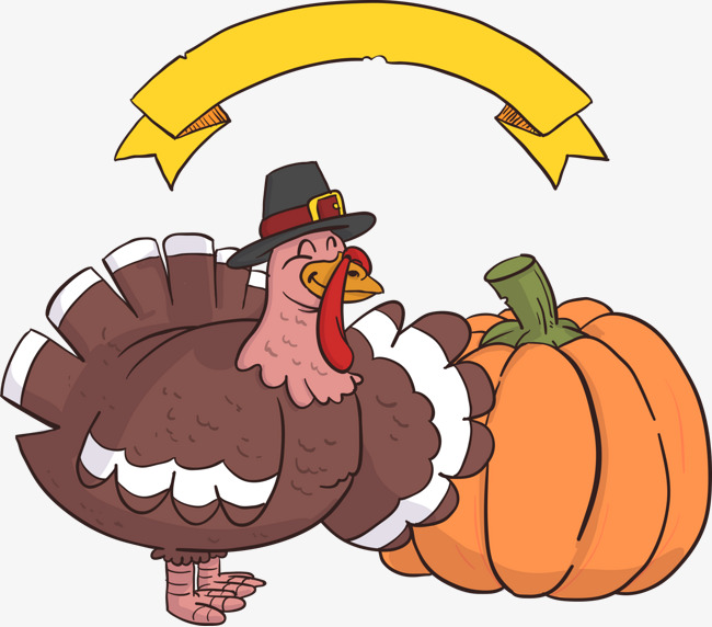 650x572 Thanksgiving Turkey Pumpkin, Turkey, Pumpkin, Cartoon Png