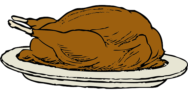 640x320 Food, Thanksgiving, Turkey, Platter, Cartoon, Bird
