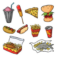 200x200 Hot And Cold Cartoon Thermometers Stock Vector