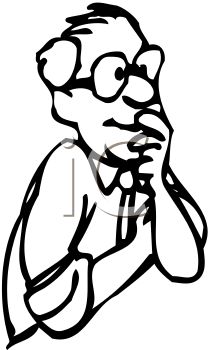 209x350 Men Clipart Thinking