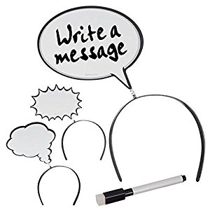 300x300 Head Clip Thought Bubbles Reusable Novelty Everything