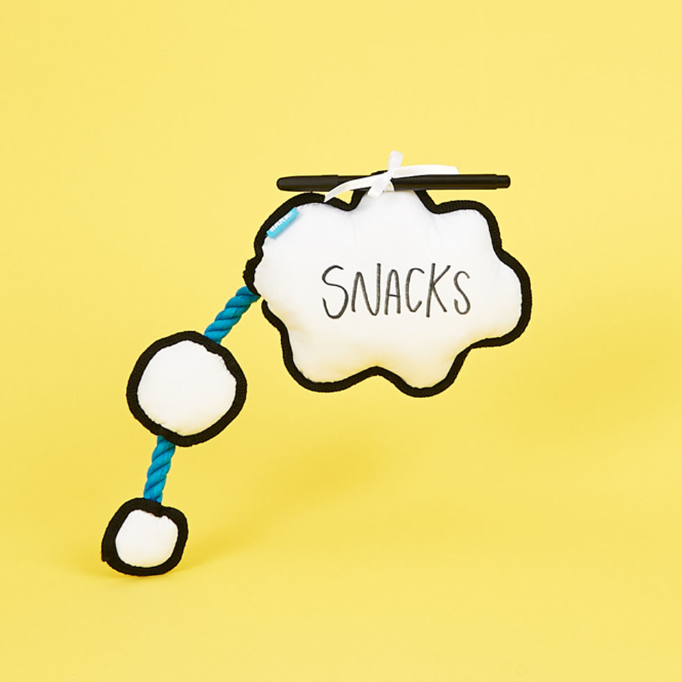 980x980 Write On! Thought Bubble For Dogs