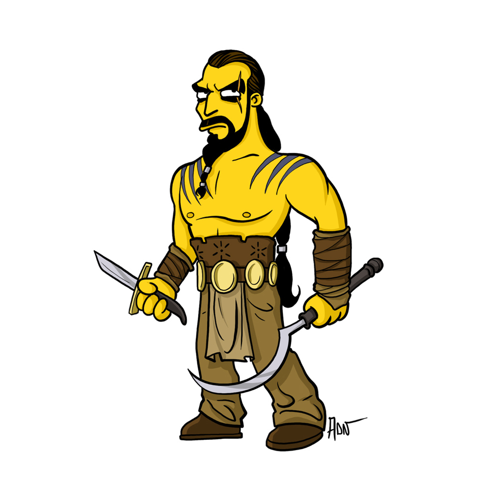 990x990 Game Of Thrones Characters Simpsonized Tec[H]andle
