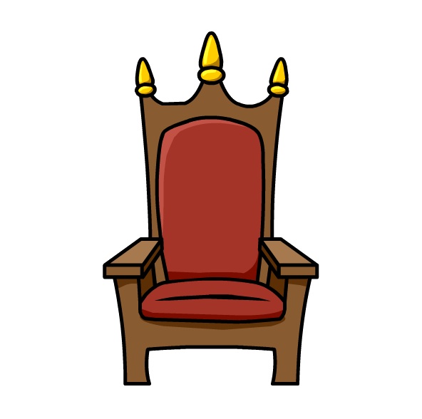 592x588 Throne Clipart Fancy