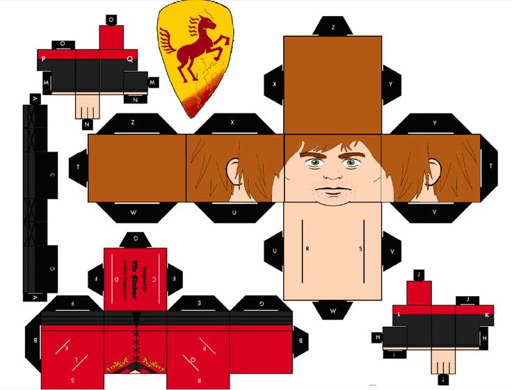 736x561 9 Best Game Of Thrones Papercraft Cube Figures Images