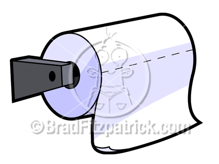 432x324 Cartoon Toilet Paper Clipart Picture Royalty Free Toilet Paper