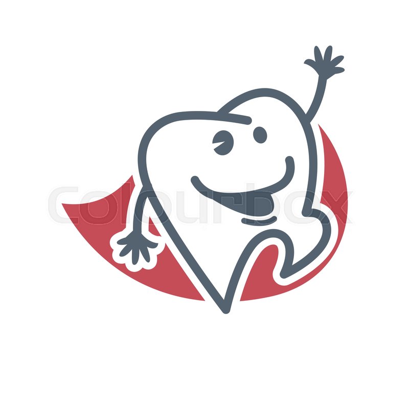 800x800 Cartoon Tooth Logo Template For Child Dentistry Or Dental