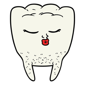 300x300 Cartoon Bad Tooth Royalty Free Stock Image