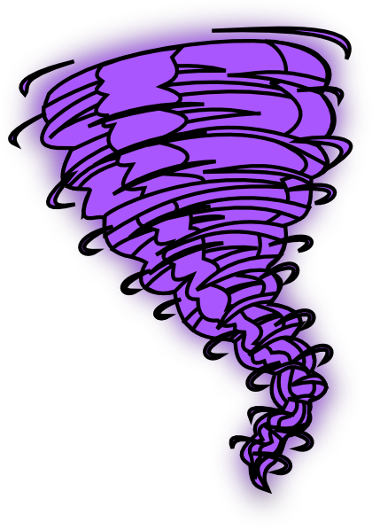 420x598 Tornado Purple Clip Art