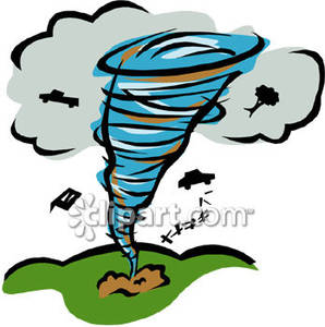 298x300 Tornado Clipart Destroyed House
