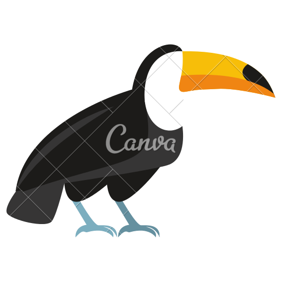 550x550 Cartoon Toucan