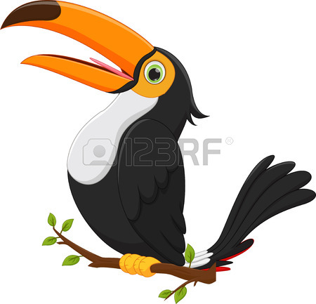 450x433 Cute Toucan Bird Cartoon Royalty Free Cliparts, Vectors, And Stock
