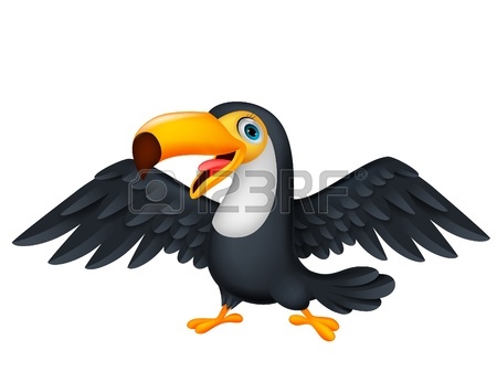 450x346 Funny Toucan In Cartoon Style For Design Royalty Free Cliparts