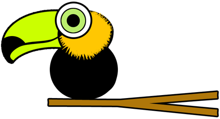 450x244 How To Draw Cartoon Toucans With Easy Step By Step Drawing