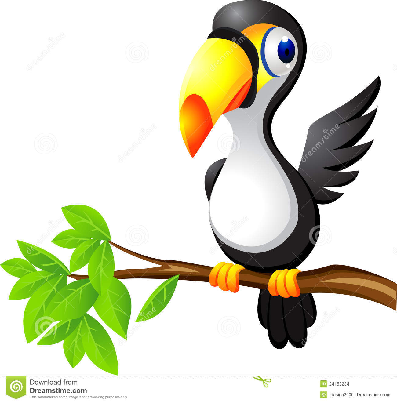 1300x1320 Toucan Bird Clipart