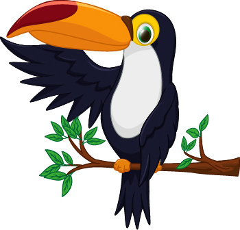 350x336 Toucan Bird Free Vector In Adobe Illustrator Ai ( Ai ) Vector