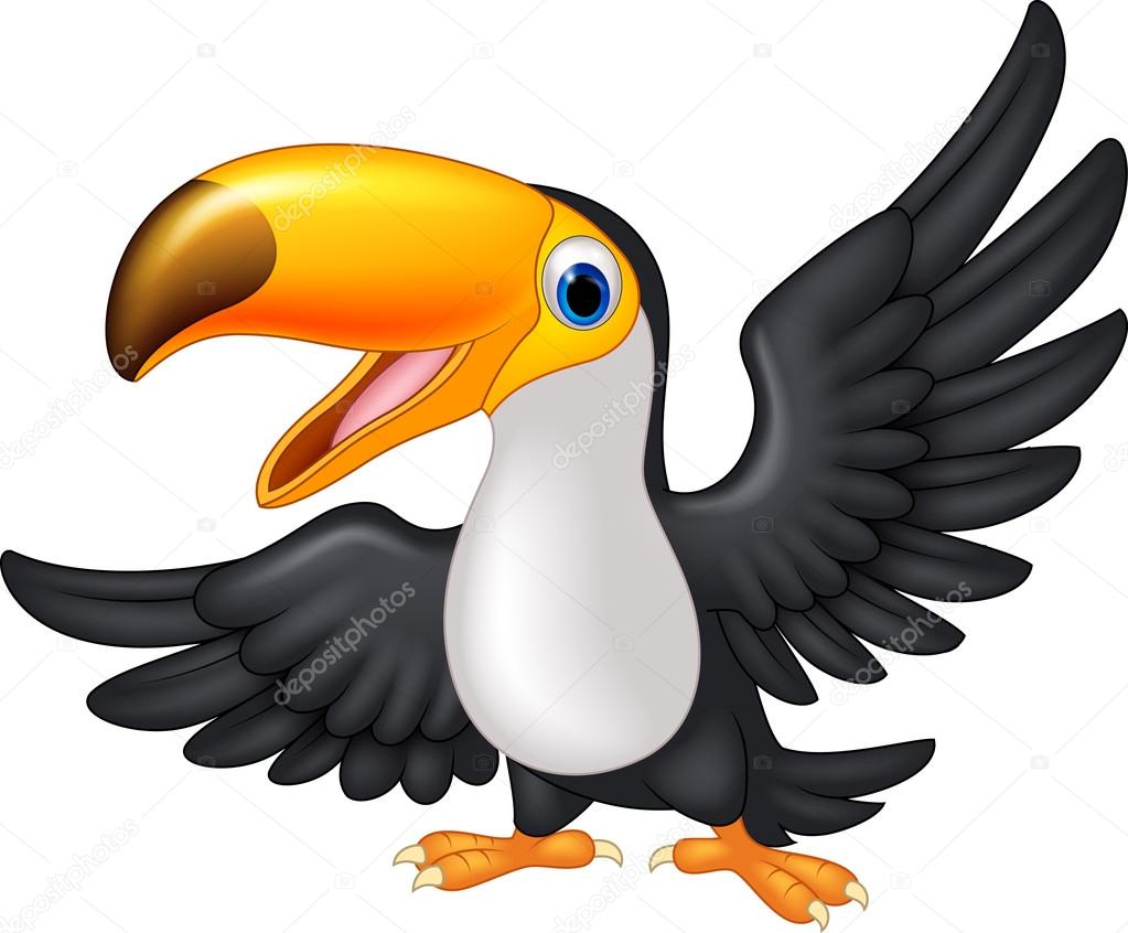 1023x846 Cartoon Happy Bird Toucan Stock Vector Tigatelu
