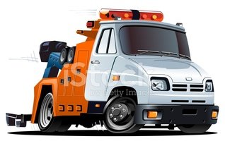 318x200 Cartoon Tow Truck Stock Vectors