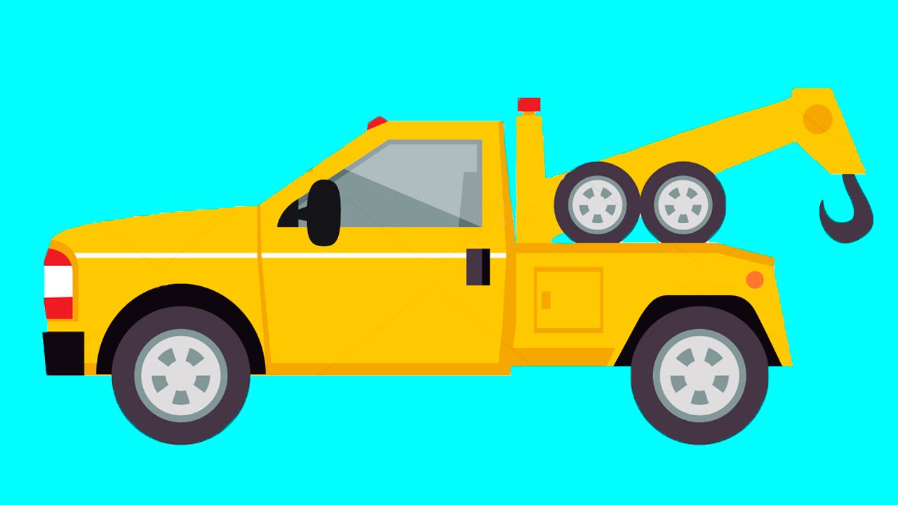 cartoon tow truck clipart