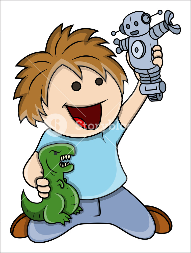 757x1000 Kid Playing With Toys