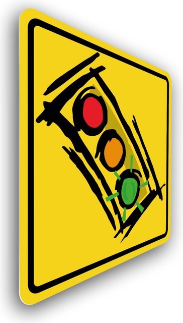 364x640 Cartoon Traffic Light