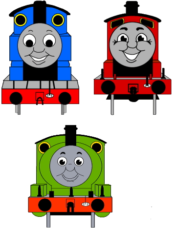360x475 Percy The Train Clipart