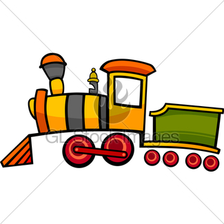 325x325 Cartoon Locomotive Or Train Character Gl Stock Images