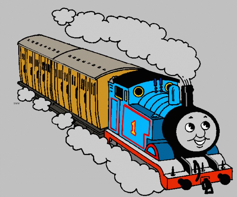 777x647 Cartoon Of Train
