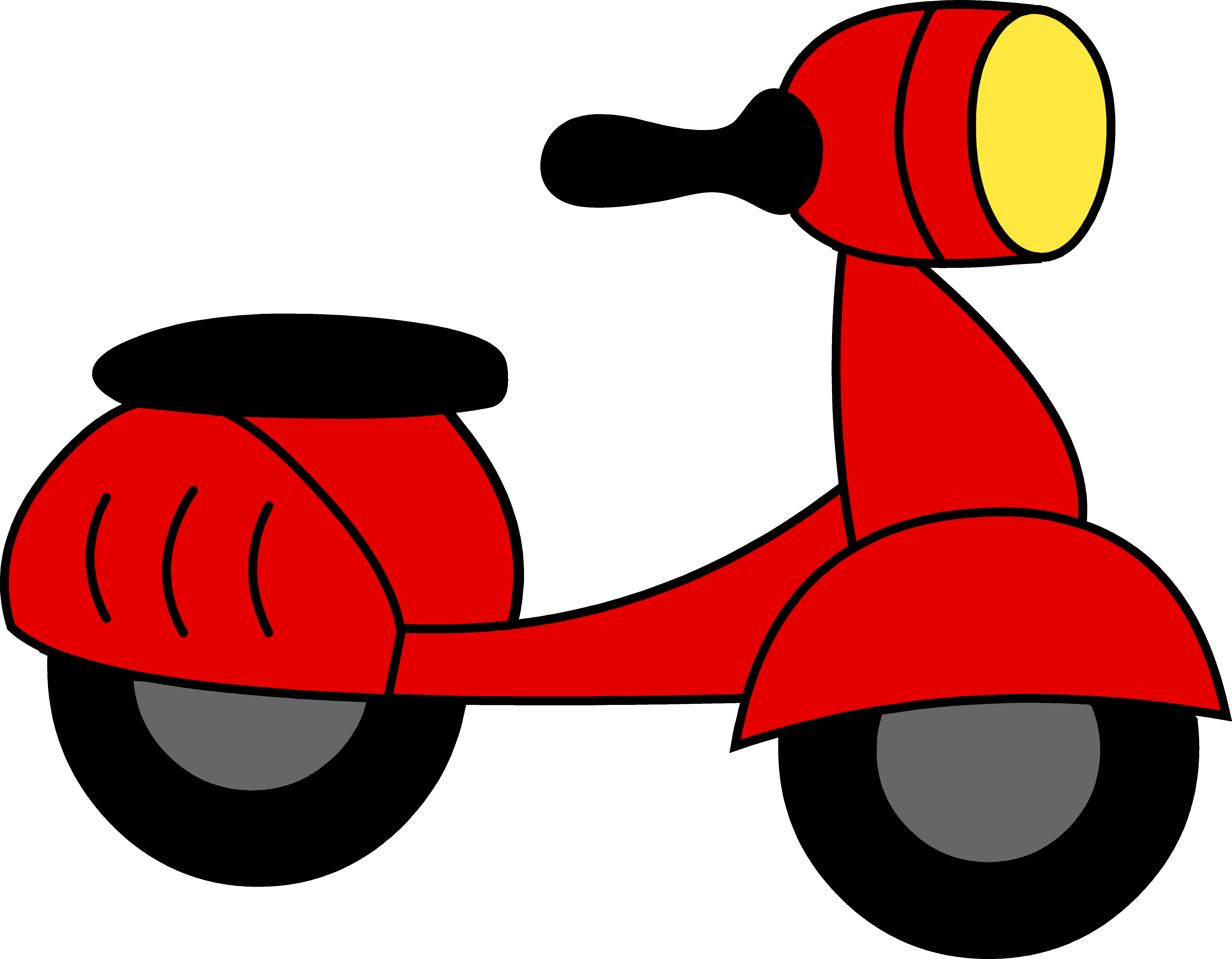 5821x4529 Little Red Motor Scooter