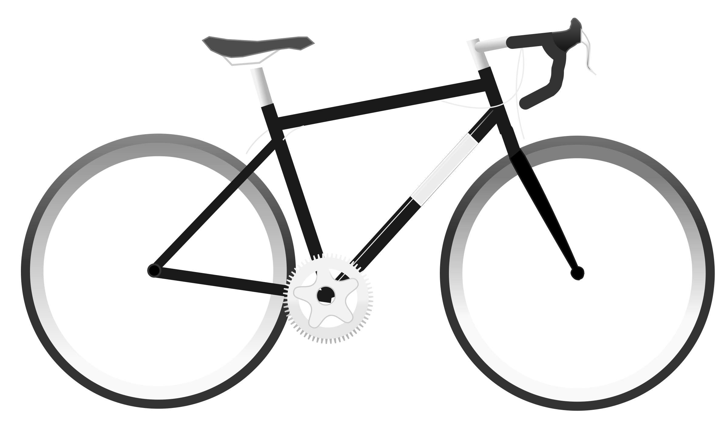 2400x1410 Bicycle Clipart Cartoon