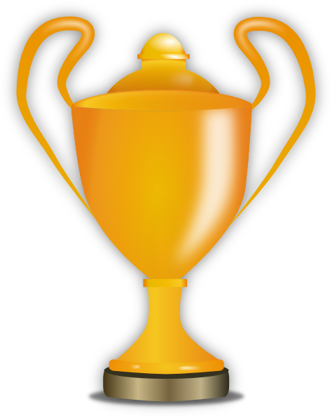 474x596 Golden Trophy Clip Art