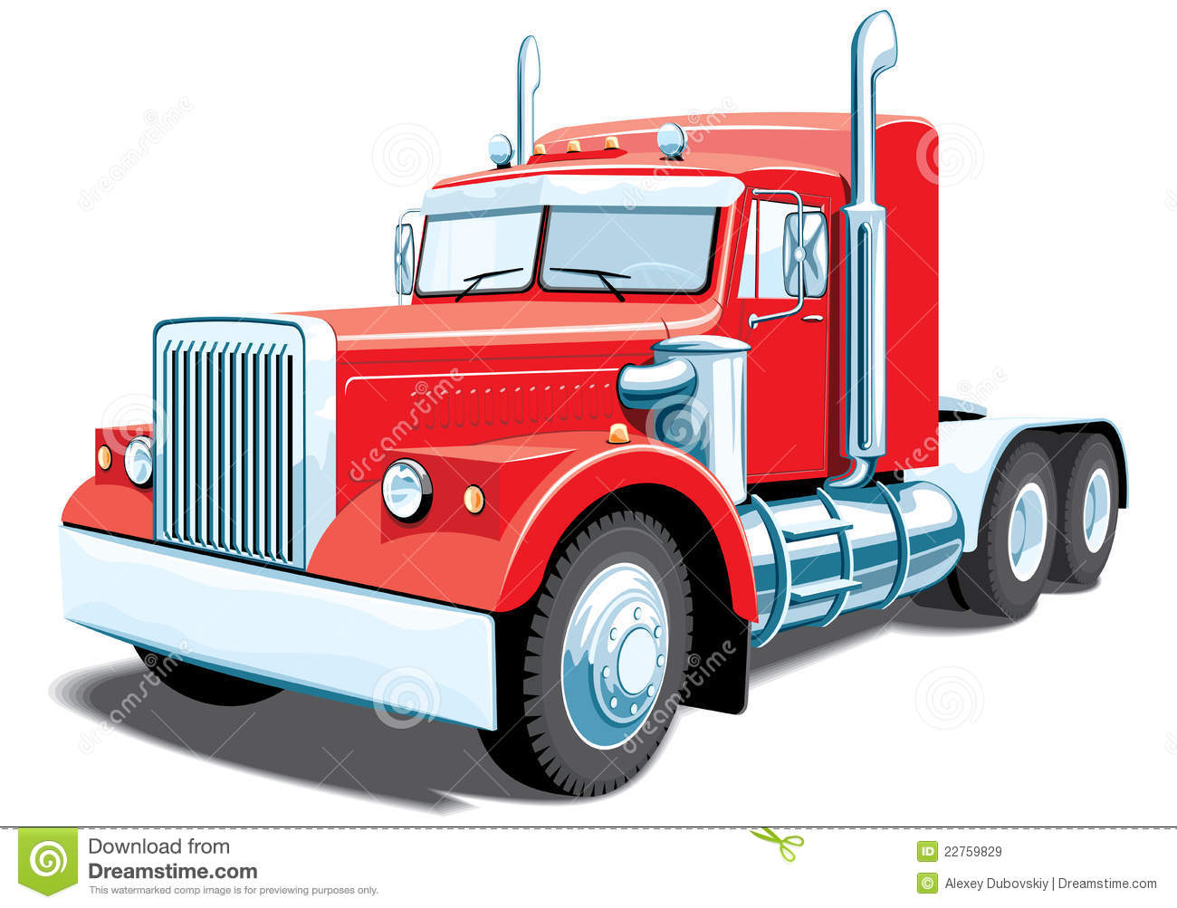 1300x1003 Semi Truck Clipart
