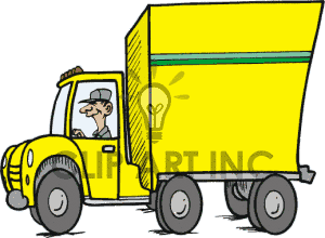 300x220 Truck Clipart Comic