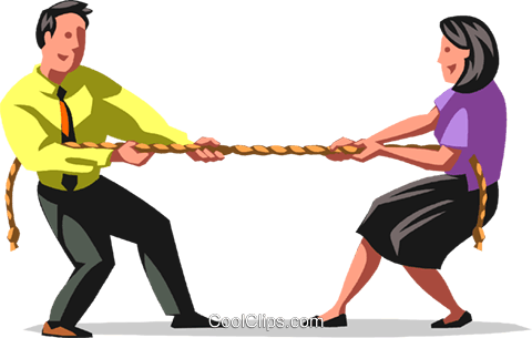 480x305 Tug Of War Royalty Free Vector Clip Art Illustration Vc103505