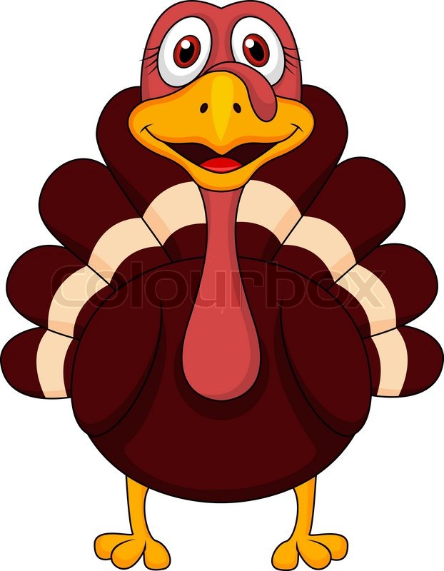 622x800 Vector Illustration Of Turkey Cartoon Stock Vector Colourbox
