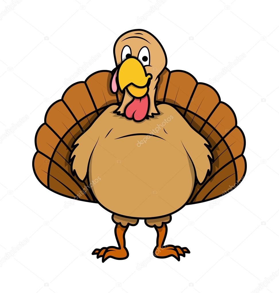 972x1023 Cartoon Turkey Bird Stock Vector Baavli