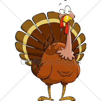 325x325 Cartoon Turkey Gl Stock Images