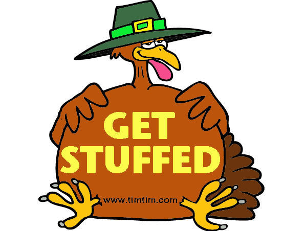 598x452 Fat Turkey Clipart