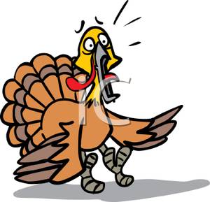 300x289 Screaming Cartoon Turkey