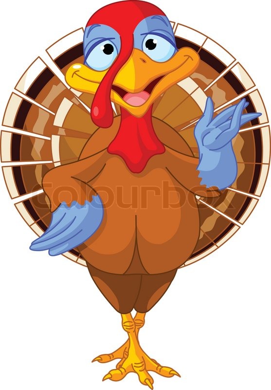 557x800 Turkey Cartoon Stock Vector Colourbox